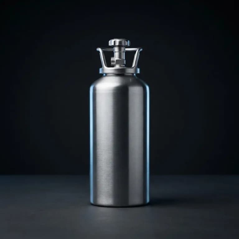 Illustration of a generic gas cylinder, not actual product packaging